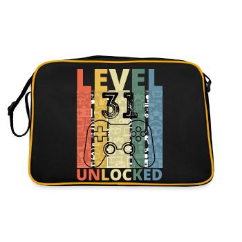 Level 31 Unlocked Funny Gamer Birthday - Retro Bag - black/gold - Back