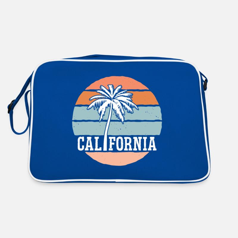 California Summer Sun Palm Beach Water Retro Bag