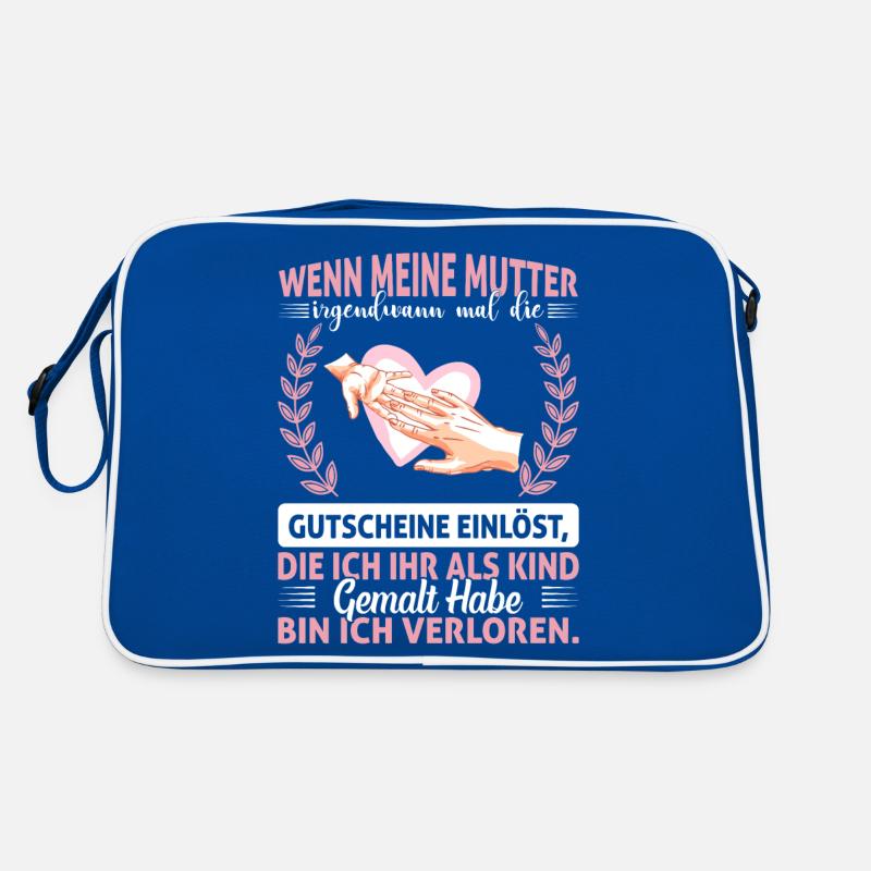 Mutter Gutscheine Retro Tasche