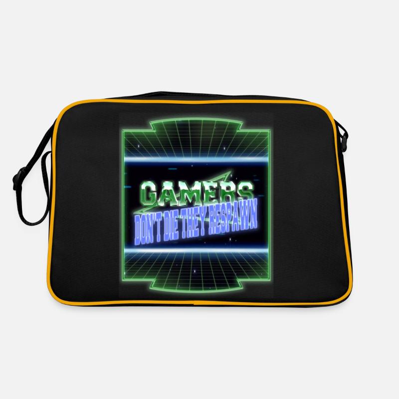 humor gift even left my gaming dice dice Retro Tasche