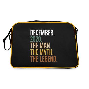December 2020 The Man The Myth The Legend - Retro Bag - black/gold - Back