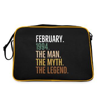 February 1994 The Man The Myth The Legend - Retro Bag - black/gold - Back