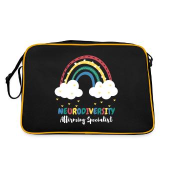 Neurodiversity Affirming Specialist - Retro Bag - black/gold - Back