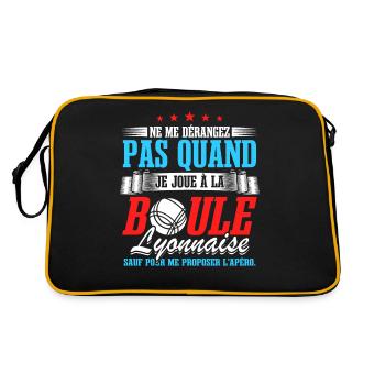 Boule Lyonnaise - Sac Retro - noir/or - Dos