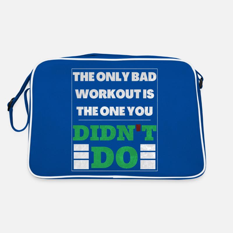 Objectifs de forme physique et de santé avec détermination Sac Retro