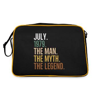 July 1979 The Man The Myth The Legend - Retro Bag - black/gold - Back