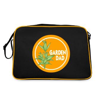 Garden DAD Conceptions de jardinage impressionnantes - Sac Retro - noir/or - Dos