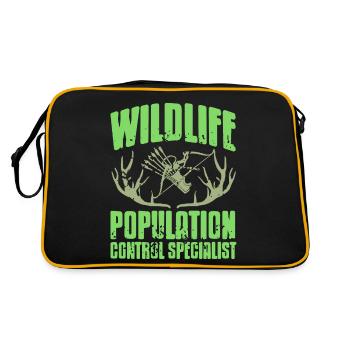 Wildlife Population Control Specialist Archer - Retro Bag - black/gold - Back
