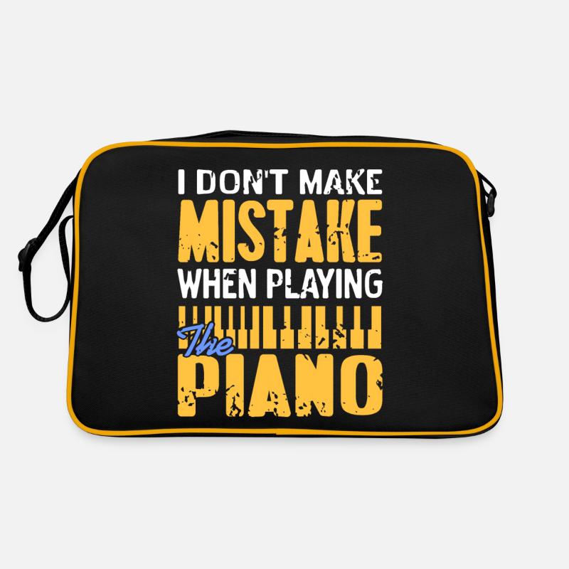 I Don't Make Mistake When Playing The Piano Funny Retro Tasche
