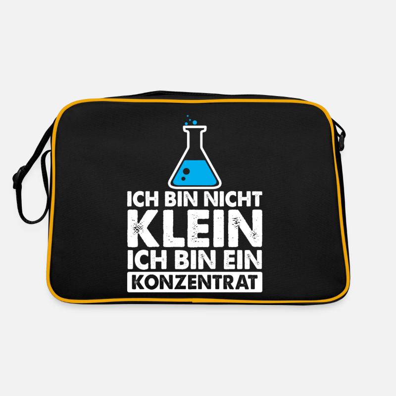 Ich bin nicht klein, ich bin ein Konzentrat Retro Tasche
