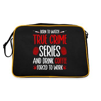 Le vrai crime et le café forcé au travail, Murderino - Sac Retro - noir/or - Dos