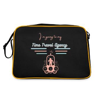 Time Travel - Sac Retro - noir/or - Dos