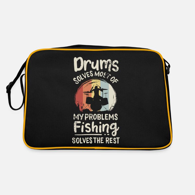 Drummer Quote Drums Retro Bag