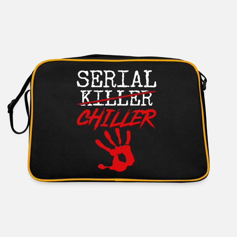 True Crime Serial Killer Chiller, Halloween Retro Tasche