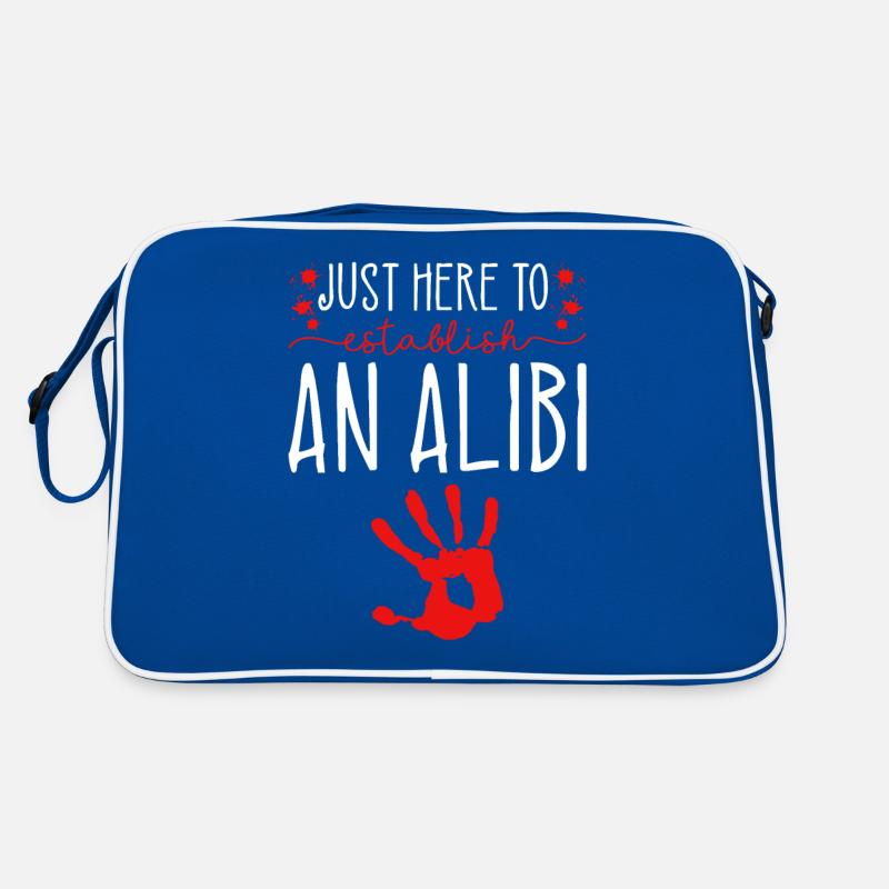 Just Here To Establish An Alibi, Murderino True Retro Tasche