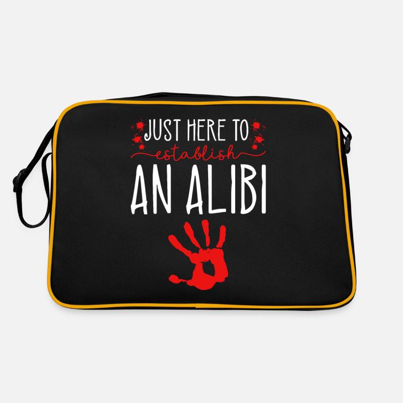 Juste ici pour établir un alibi, Murderino True Sac Retro