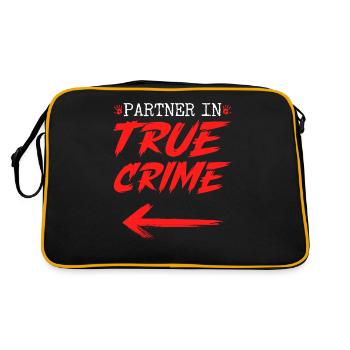 Partenaire dans les couples True Crime - Sac Retro - noir/or - Dos