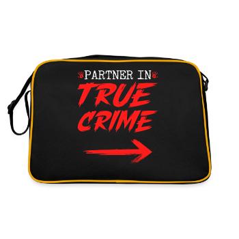 Partenaire dans les couples True Crime - Sac Retro - noir/or - Dos