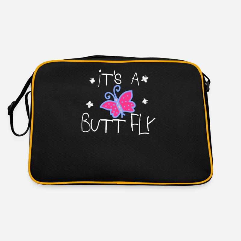 C’est une mouche des fesses | Papillon Sac Retro