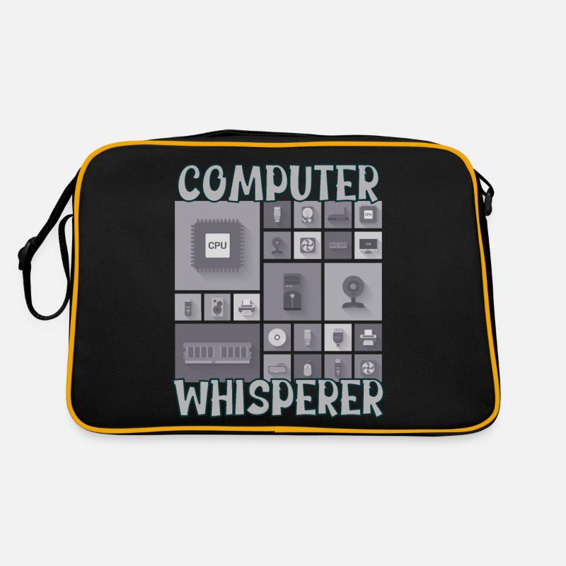 Computer Whisperer Support technique informatique Nerds Geeky Sac Retro