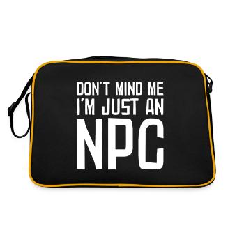 Larp | Live-action role-playing game | Larps | Larp - Retro Bag - black/gold - Back