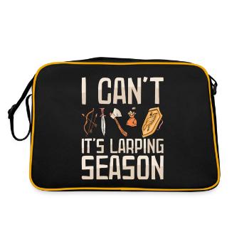 Larp | Live-action role-playing game | Larps | Larp - Retro Bag - black/gold - Back