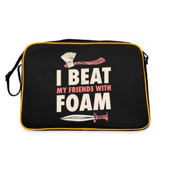 Larp | Live-action role-playing game | Larps | Larp - Retro Bag - black/gold - Back