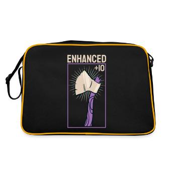 Larp | Live-action role-playing game | Larps | Larp - Retro Bag - black/gold - Back