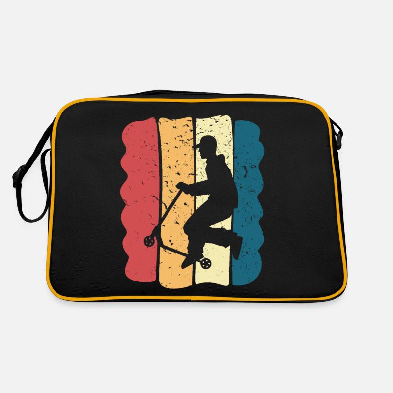 Scooter Stunt Roller für Kinder Retro Retro Tasche