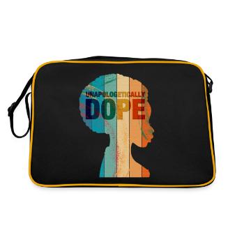 Unapologetically african american queen black - Sac Retro - noir/or - Dos