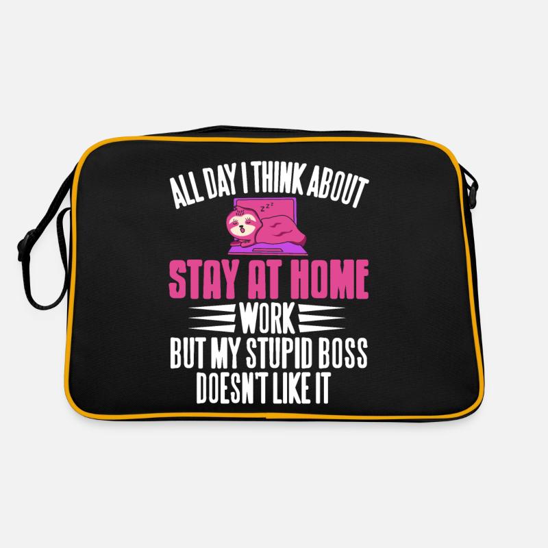 All I Day I Think About Stay At Home Work MOM Retro Bag