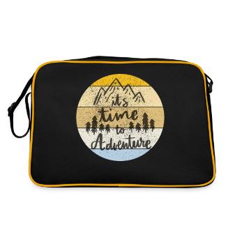 it s time to Adventure - Retro Bag - black/gold - Back