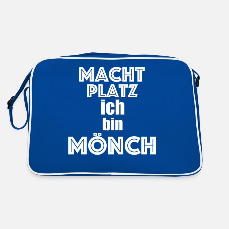 bin Mönch Karneval Fasching Kostüm Retro Tasche
