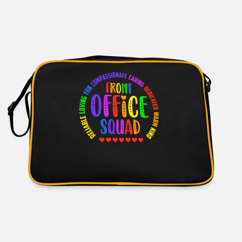 Niedliche Schulsekretärin Admin Appreciation School Retro Tasche