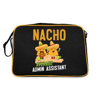 Cool Nachos Musician Singer Sombrero Fiesta Nacho - Retro Bag - black/gold - Back