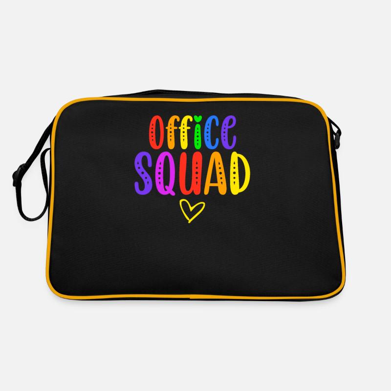Office Squad Administrative Assistant Gift School Retro Bag