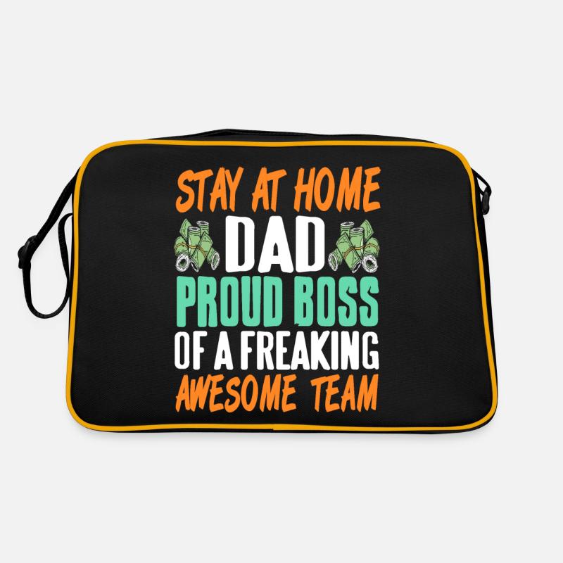 Restez à la maison DAD Fier Boss De Freaking Awesome Sac Retro