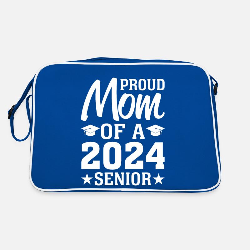 Lustige Stolze Mutter Eines Abschlussgeschenks Retro Tasche