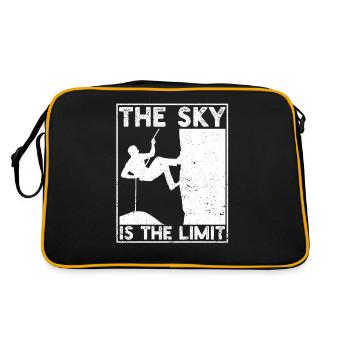 Climbing climber The sky is the limit - Retro Bag - black/gold - Back