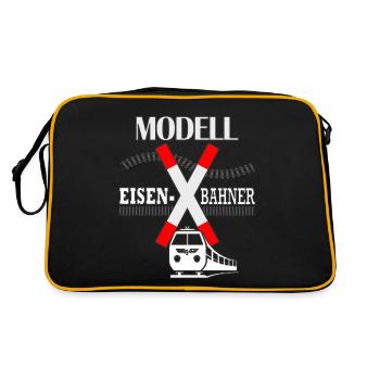 Model railway locomotive driver - Retro Bag - black/gold - Back
