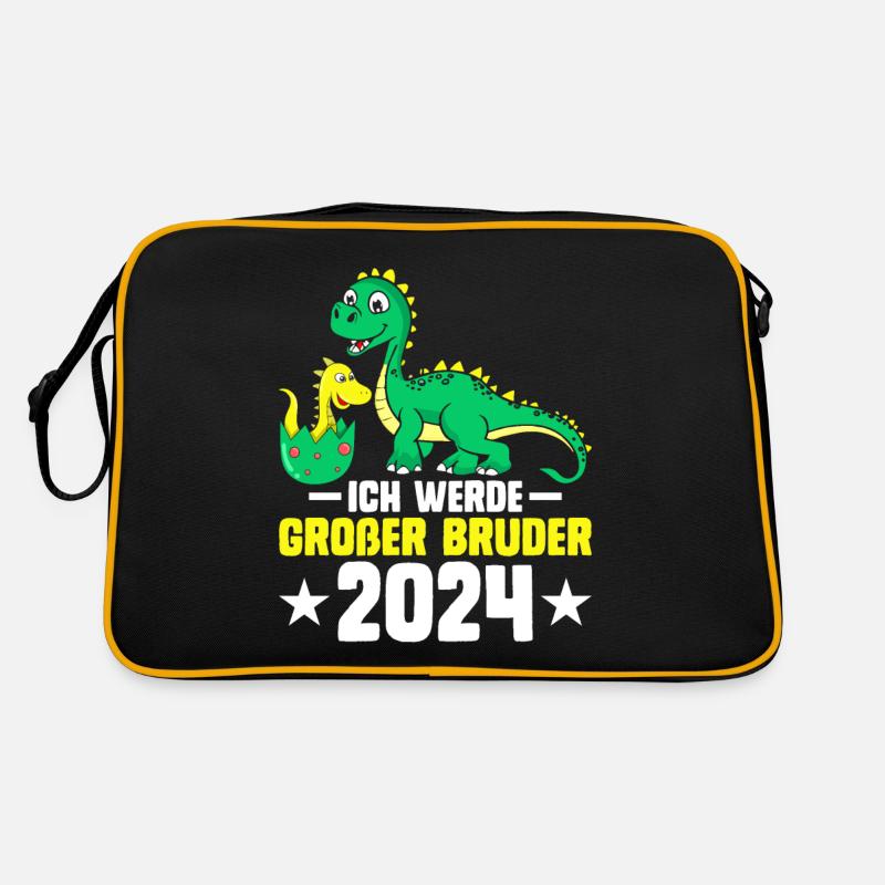 Ich Werde Großer Bruder 2024 Schwangerschaft Retro Tasche