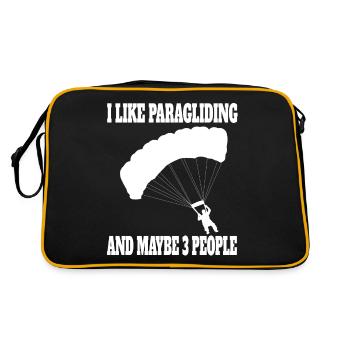 Paragleiter Gleitschirmfliegen Parapente - Sac Retro - noir/or - Dos