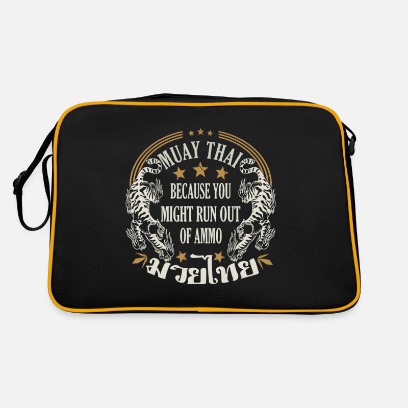 Muay Thai parce que vous manquez de cadeaux de munitions Sac Retro