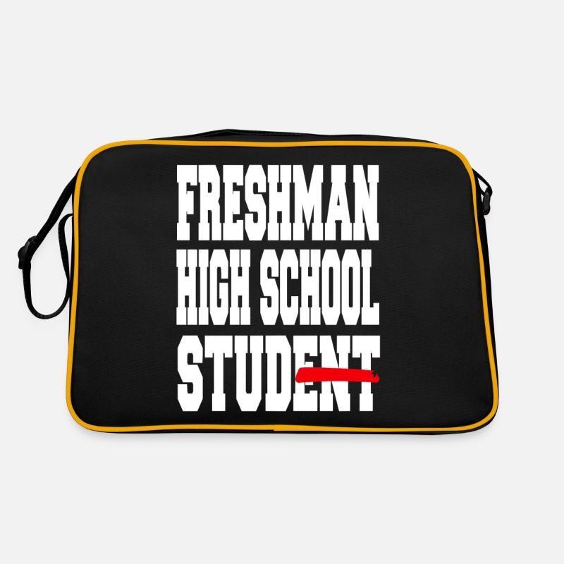 Freshman High School Student Awesome Student Retro Bag