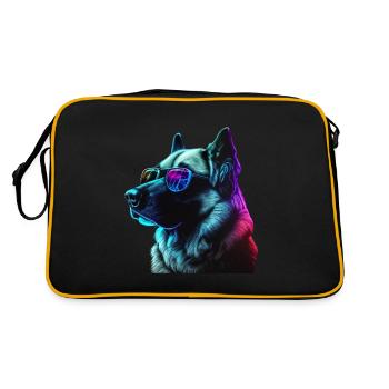 Chien de berger anatolien Chiens Berger d’Anatolie - Sac Retro - noir/or - Dos