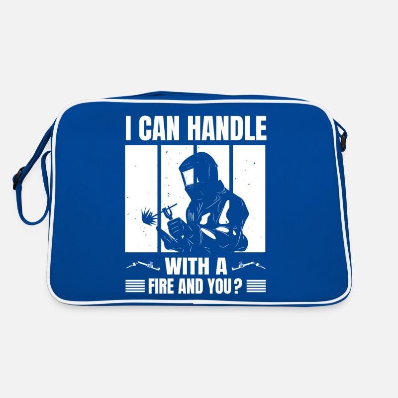 I Can Handle With Fire And You Welding Gift Idea Retro Tasche