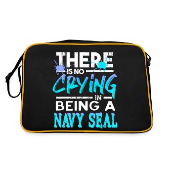 There Is No Crying In Being A NAVY Seal Retro - Retro Bag - black/gold - Back