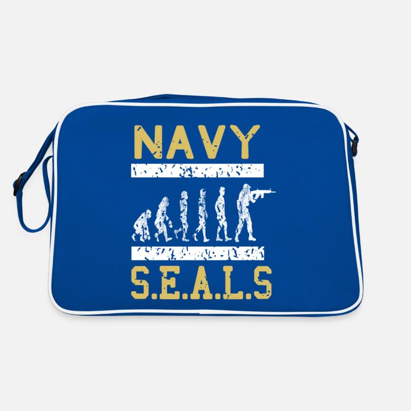 NAVY Seals Vintage Evolution D’un soldat de la Marine Sac Retro