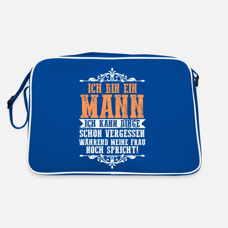 Ich Bin Ein Mann Ich Kann Dinge Schon Vergessen Retro Tasche