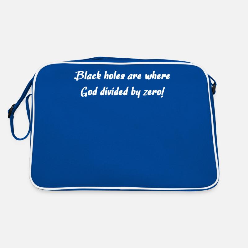 Les trous noirs sont l’endroit où dieu divisé par zéro Sac Retro